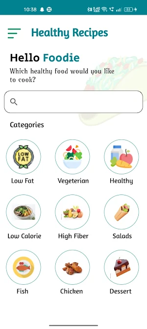 Healthy Recipes App Screenshot 3