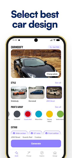 Modify AI Car Design Designer Screenshot 2
