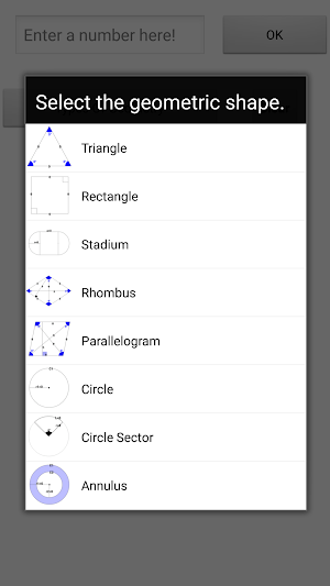 Geometry Calculator Screenshot 0