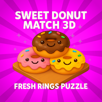 Sweet Donut Match 3D