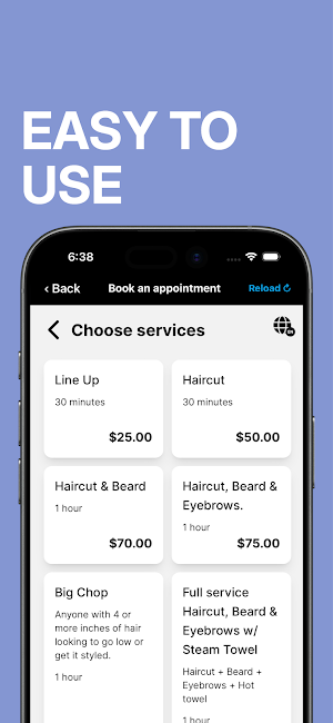 Swivel Barbershop Screenshot 2