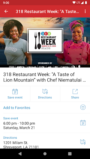 Shreveport 318 Restaurant Week Screenshot 3