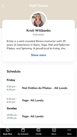 11:11 Pilates Screenshot 2