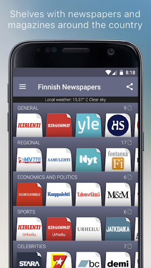 Finnish Newspapers Screenshot 0
