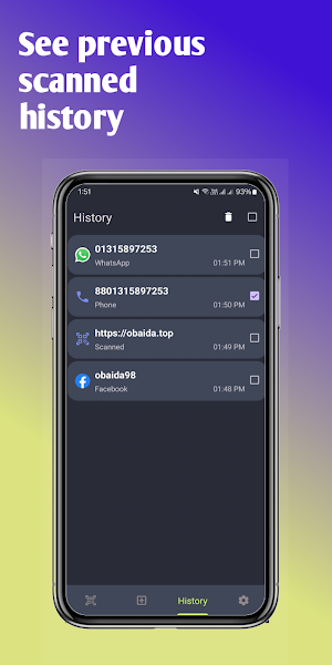 Easy QR Code Scanner Screenshot 2