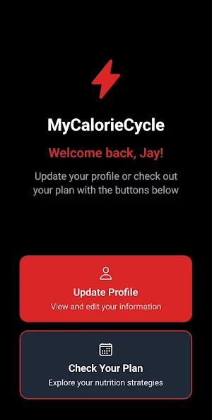 MyCalorieCycle Screenshot 3