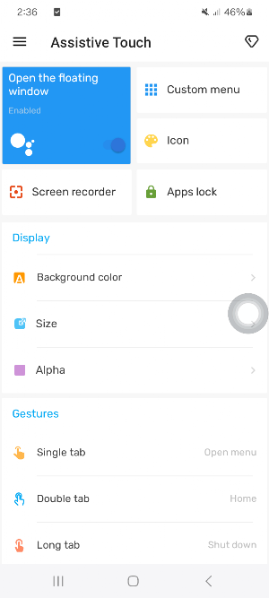 Assistive Touch, Easy Tools Screenshot 0