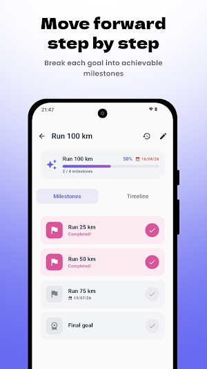 Focus Diary: Goal Tracker Screenshot 1