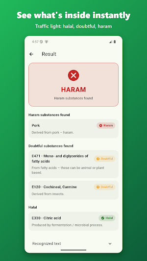 Global Halal Scanner Screenshot 1