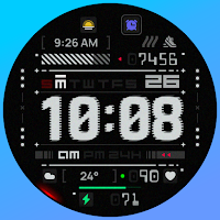 SH077 Watch Face, WearOS watch
