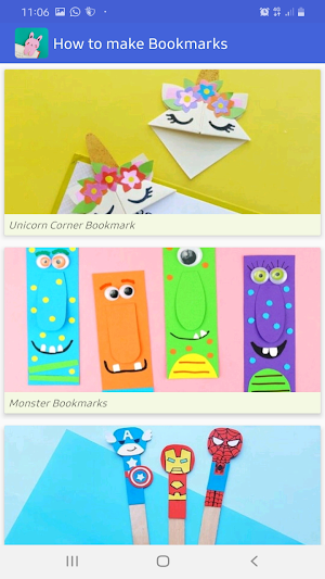 How to make bookmarks step by step Screenshot 0