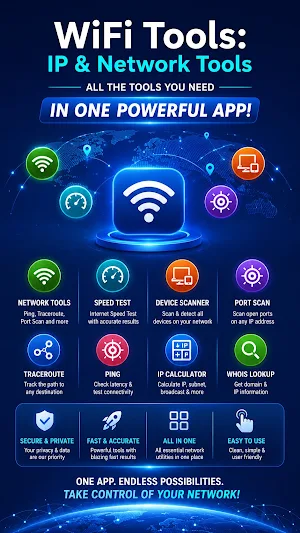 WiFi Tools: IP & Network Tools Screenshot 0