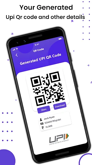 UPI QR Maker - Request a payment digitally Screenshot 1