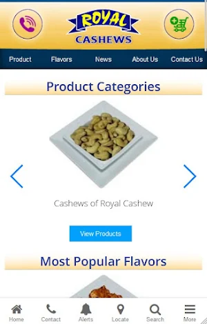 Royal Cashew Store Screenshot 1