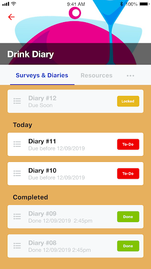 Eat Drink Diary Screenshot 2