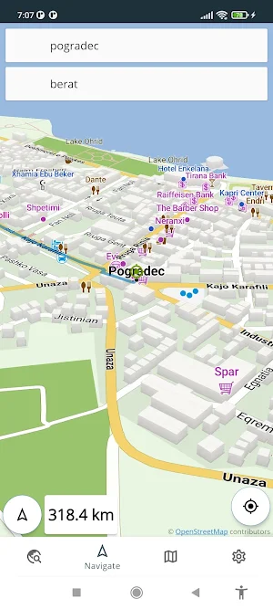 Albania Offline Map Screenshot 1