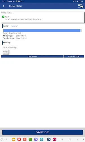 PDC Printer Application Screenshot 3