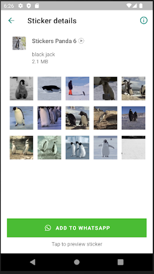 Stickers de Pinguinos Screenshot 2