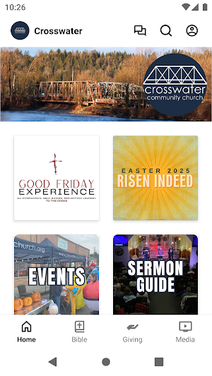 Crosswater Church App Screenshot 0