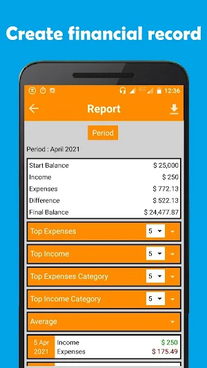 Money Manager - Expense Tracker - PRO Screenshot 2