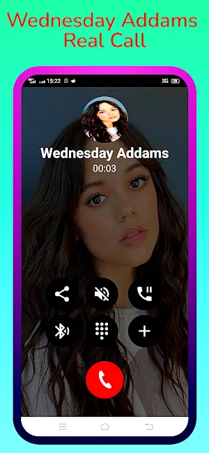 Wednesday Addams Fake Call Screenshot 1