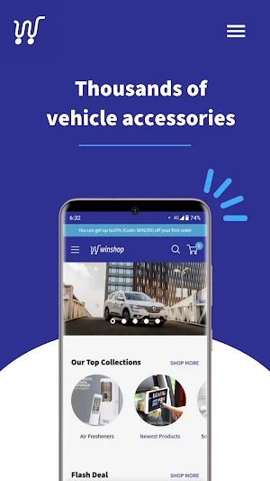 Winshop Online Shopping App Screenshot 0