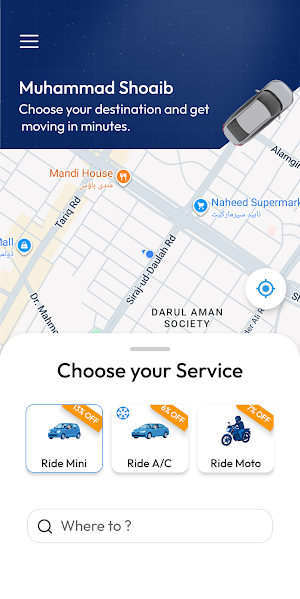 Cabquik: Safe Rides Quick Cabs Screenshot 3