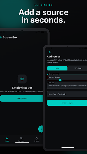 StreamBox M3U Player Screenshot 2