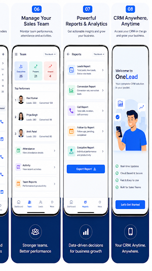 OneLead – CRM & Lead Manager Screenshot 2