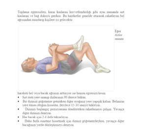 Ağrılar İçin Egzersizler Screenshot 0