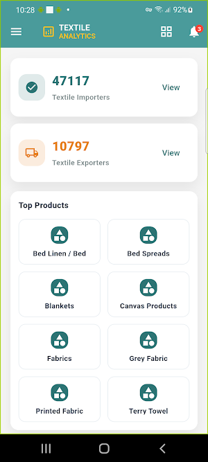 Textile Analytics Screenshot 1