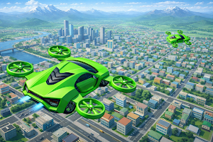 Flying Car Adventure Screenshot 3