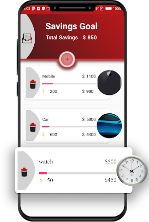 Saving Goals  : Saving Wallet Screenshot 0