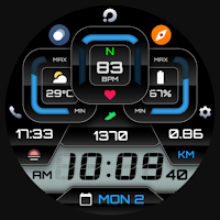PRADO X81 Digital Watch Face