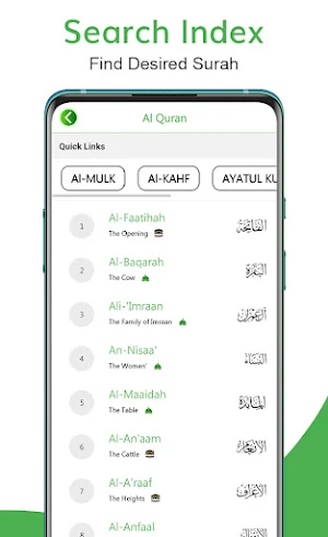 Al Quran Offline-القرأن الكريم Screenshot 1