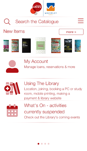 Waverley Library App Screenshot 0