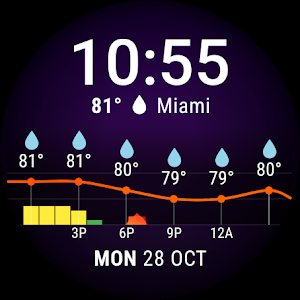 Weather Forecast Watch Face Screenshot 2