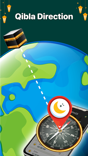 Muslim Times - Qibla Compass Screenshot 3