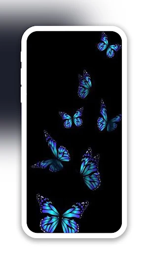 Butterfly Silhouette Wallpaper Screenshot 3