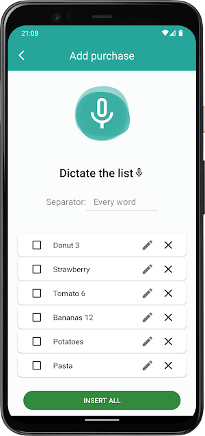 Grocery shopping list: Listic Screenshot 2