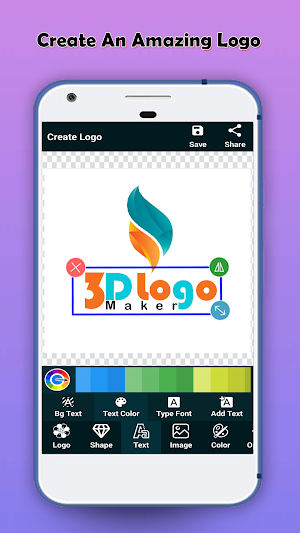 Logo Maker - 3D Logo designer , Logo Creator Screenshot 0