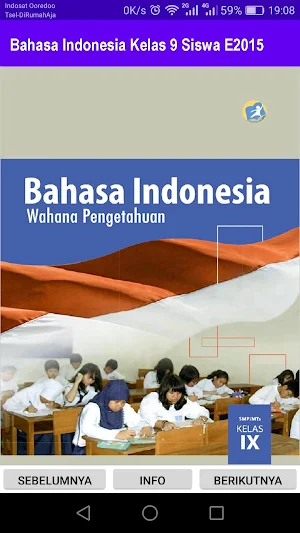 Bahasa Indonesia Kelas 9 Siswa E2015 Screenshot 0