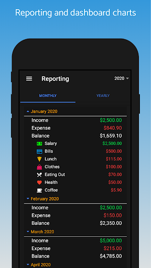 Simple Finance Tracker Screenshot 3