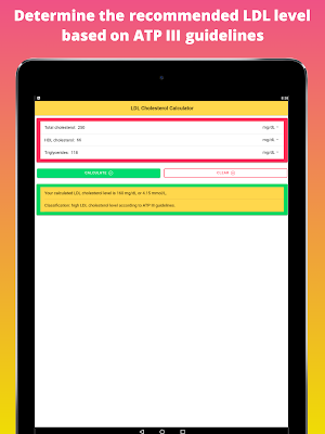 LDL Cholesterol Calculator - Cholesterol Tracker Screenshot 3