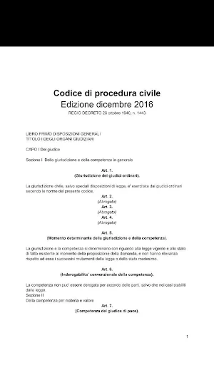 Codice di procedura civile Screenshot 0