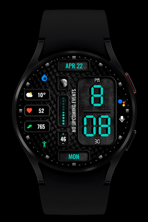 WR 020 Digital Watch Face Screenshot 1