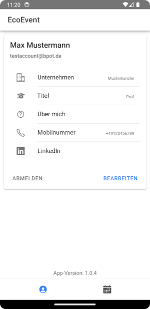EcoEvent Screenshot 1