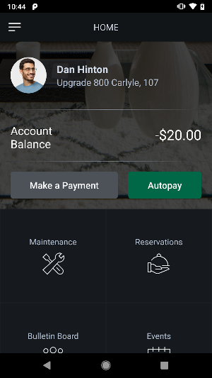 Bozzuto Resident Experience Screenshot 1