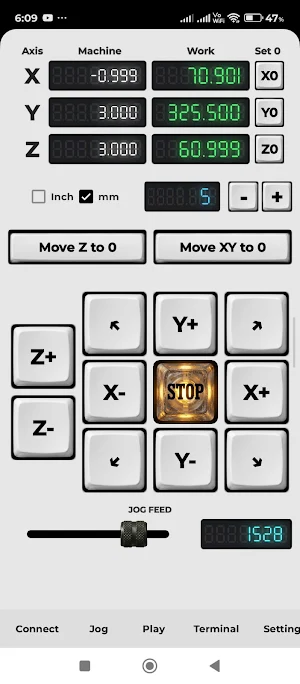 GRBL CNC Controller: PocketCNC Screenshot 2