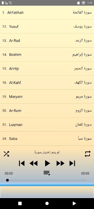Hazza Balushi Quran offline Screenshot 2